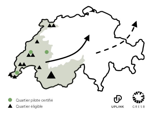 Carte Suisse des quarties SEED